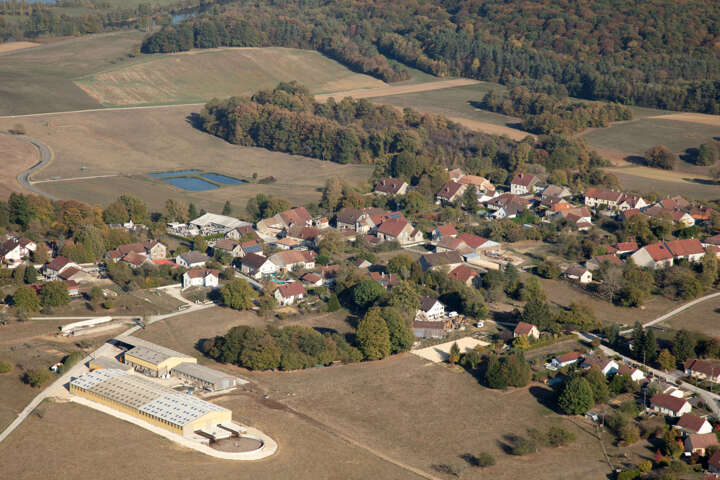 Vue aérienne Villars-Saint-Georges