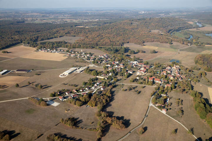 Vue aérienne Villars-Saint-Georges